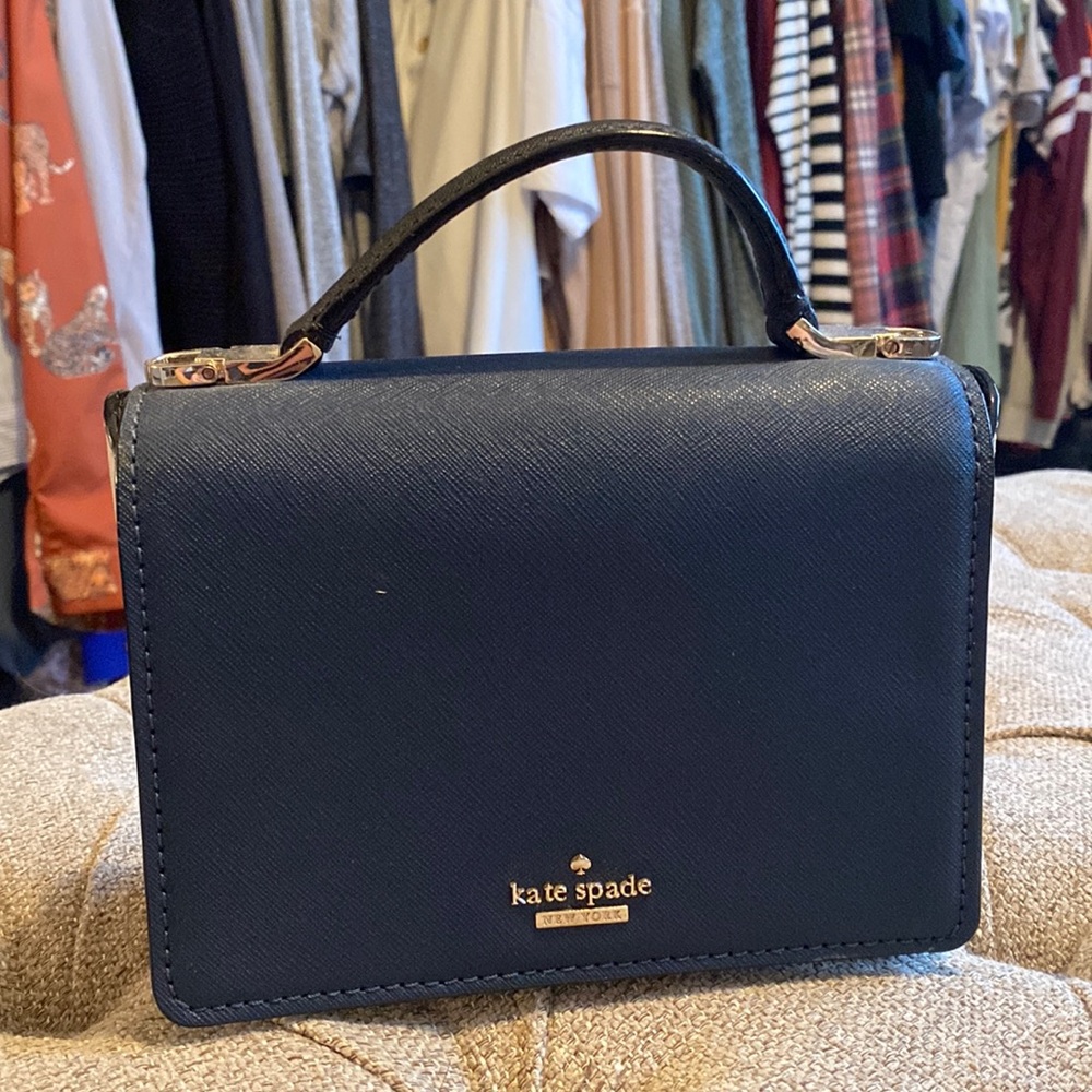 Kate spade cross body navy and blush